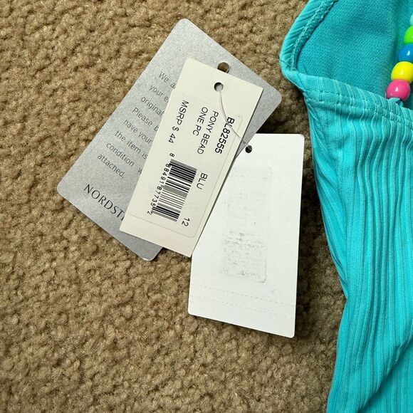 Beach Lingo Pony Bead One-Piece Size 12 - Picture 3 of 5